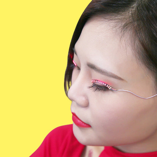 Pestañas Luz Led Maquillaje Lashes Antros Difraz Halloween - Eurotruck Mexico