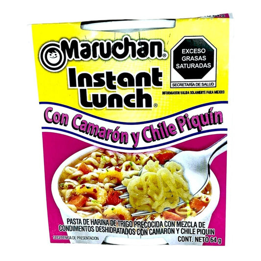 Sopa Instantanea Maruchan Con Camaron Y Chile Piquin 64 Gr - Eurotruck Mexico