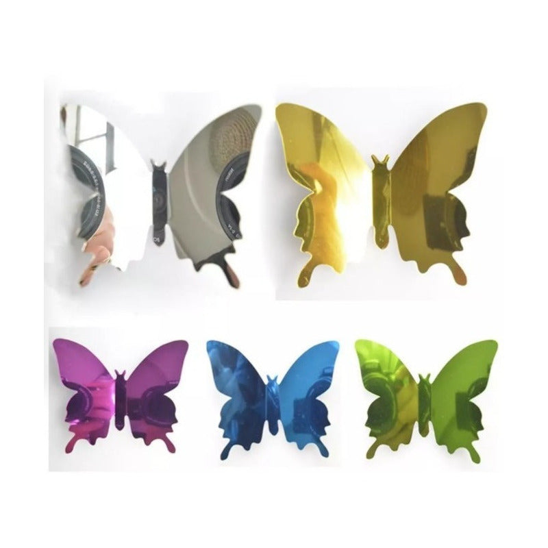 10 Paquetes De Mariposas Pared Fluorescente Varios - Eurotruck Mexico