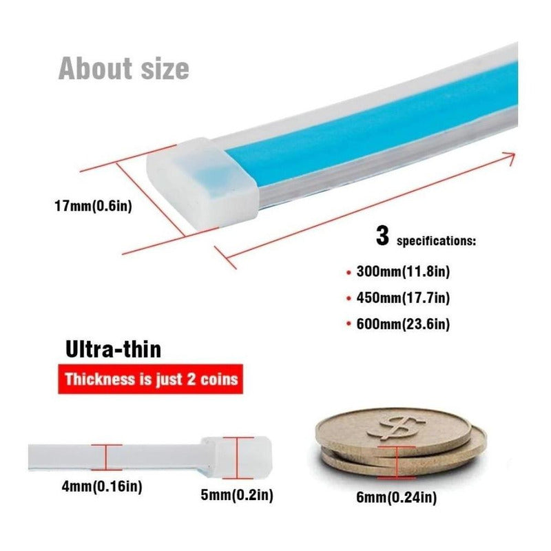 1 Par Tira Faro Audi Secuencial 60cm Jetta Vw Bmw Otros Autos Universal Drl - Eurotruck Mexico