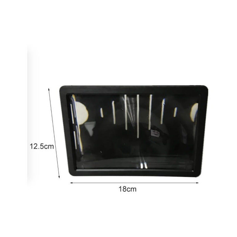 Pantalla Amplificadora Celular 8 Pulgadas Hd F2 5pz Negro