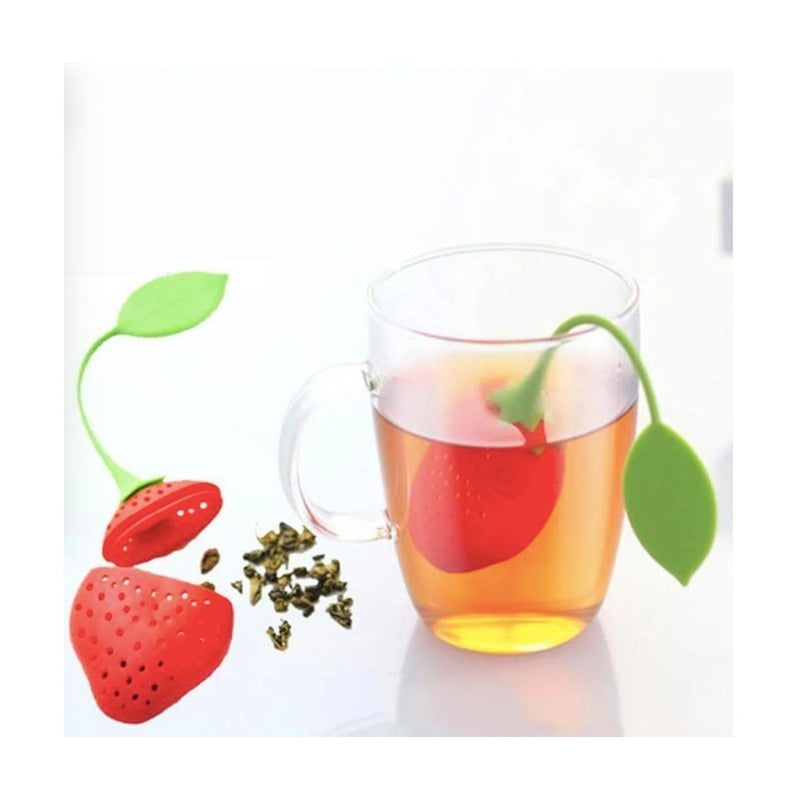 1 Infusor De Te Fresa Bebidas Estilo Fresa #29 Rojo - Eurotruck Mexico