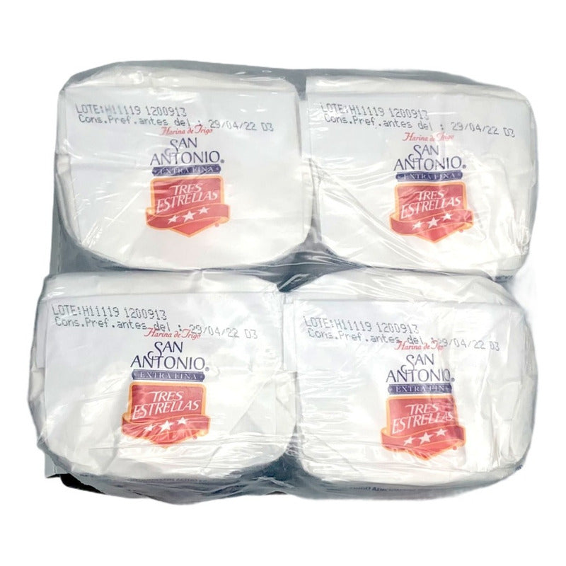 Harina De Trigo 3 Estrellas San Antonio 1kg Paquete De 4 Pzs - Eurotruck Mexico