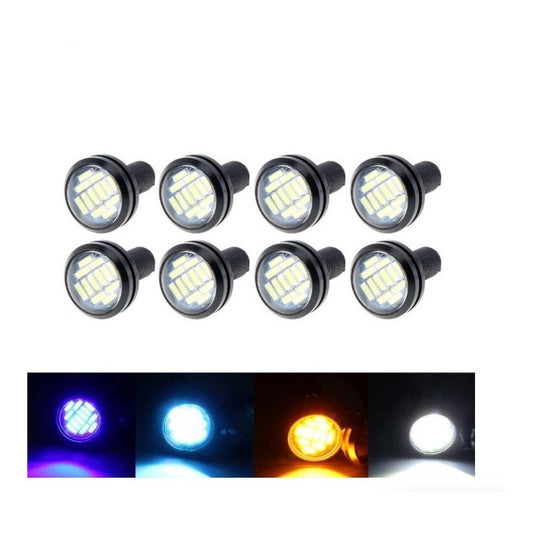 Ojo De Aguila Faro Led Doble Funcion Blanco C/ Ambar 8 Pieza - Eurotruck Mexico