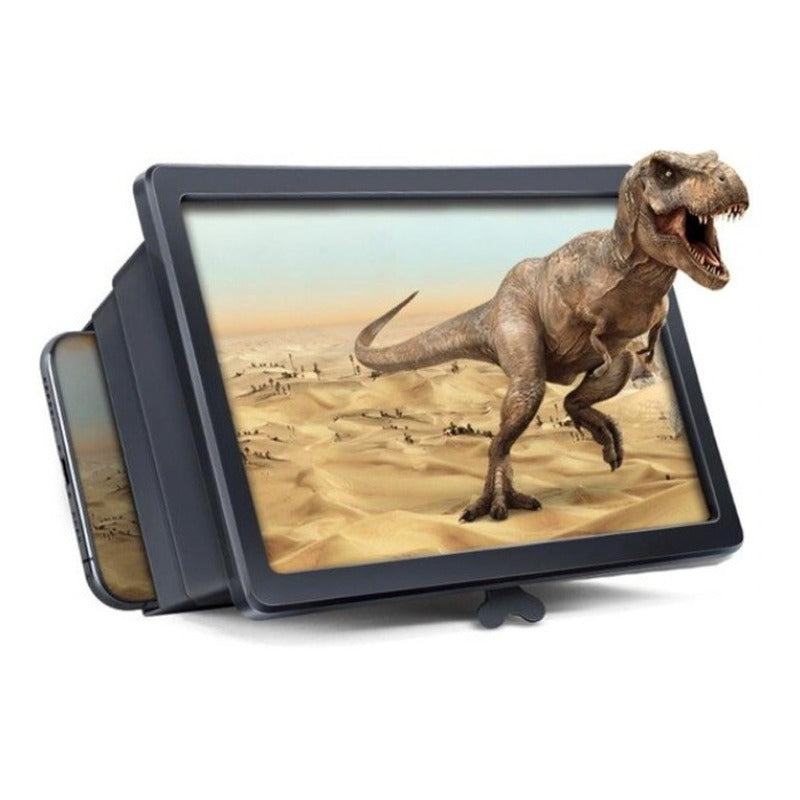 Pantalla Amplificadora Celular 8 Pulgadas Hd F2 5pz Negro