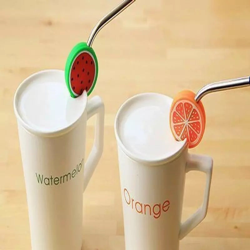 1 Fruta Para Popote Acero Inoxidable 6mm Decoracion Soporte