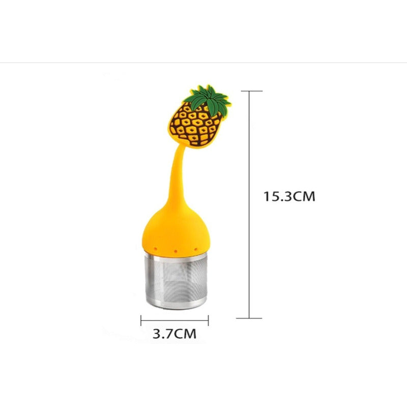 Infusor De Te Metal Silicona Piña - Eurotruck Mexico