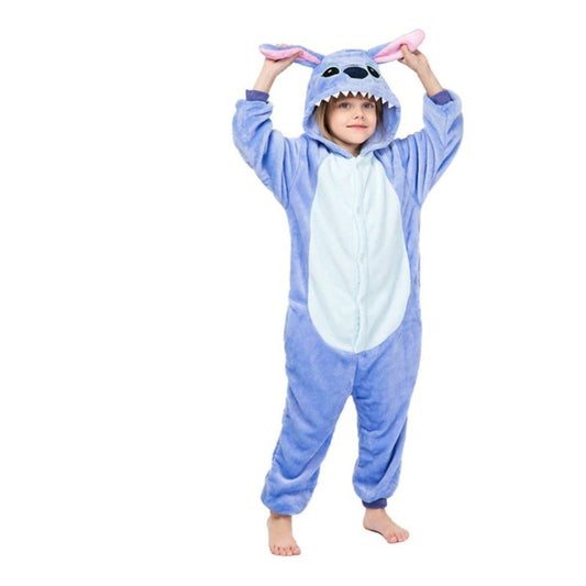 Pijama Stich Disfraz Kawaii Infantil Para Niño Mameluco - Eurotruck Mexico
