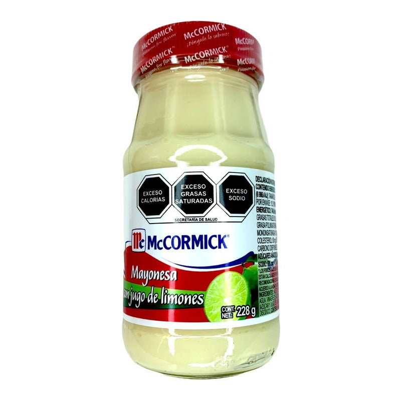 Mayonesa Mccormick Con Jugo De Limón De 228 G - Eurotruck Mexico
