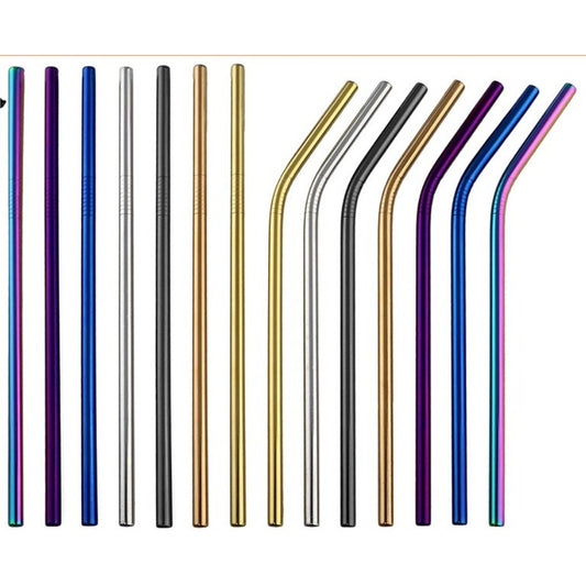 80 Popotes Colores 80 Cepillos Bebidas Acero Inoxidable 21 O 26 Cm - Eurotruck Mexico