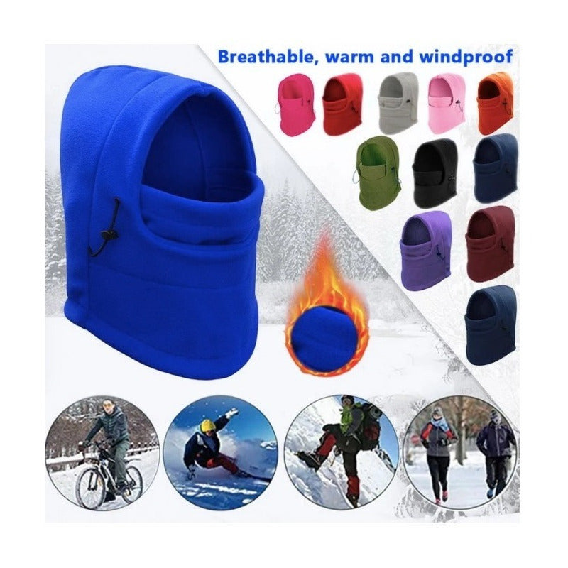 Mascara Termica Balaclava Frio Bufanda Moto Gorro 15 Pzas Multicolor Balaclava