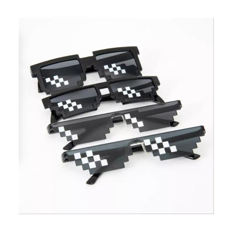 Lentes Thug Life Pixel Broma Fiesta Snoop Dogg Hip Hop 6pz Lente Grande Negro - Eurotruck Mexico