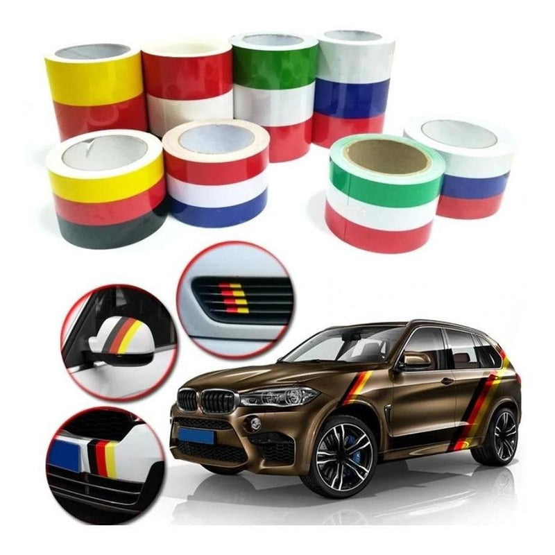 Sticker Calcomania Vinil Alemania Jetta Bora Polo 15cm X 1m - Eurotruck Mexico