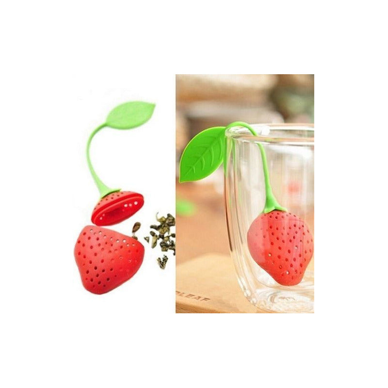 1 Infusor De Te Fresa Bebidas Estilo Fresa #29 Rojo - Eurotruck Mexico