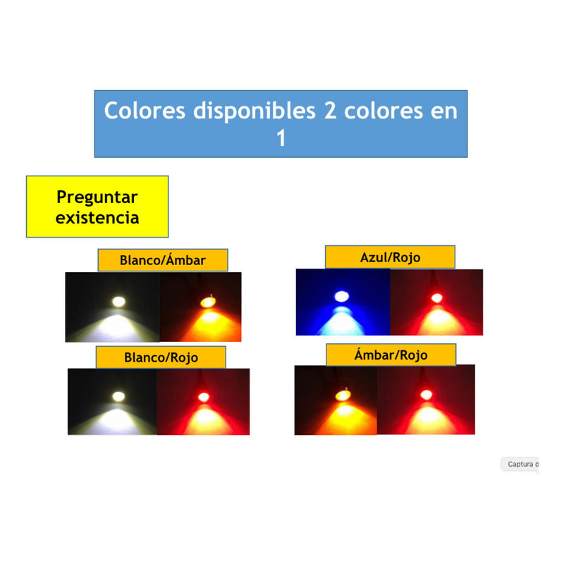Ojo De Aguila Led Jetta Audi Bmw Faro Doble Color 12 Led 4pz - Eurotruck Mexico