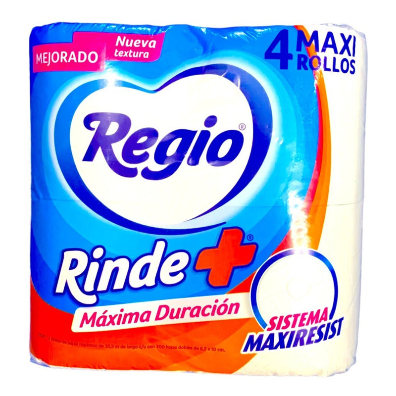 Papel Higiénico Regio Rinde Mas 4 Rollos - Eurotruck Mexico