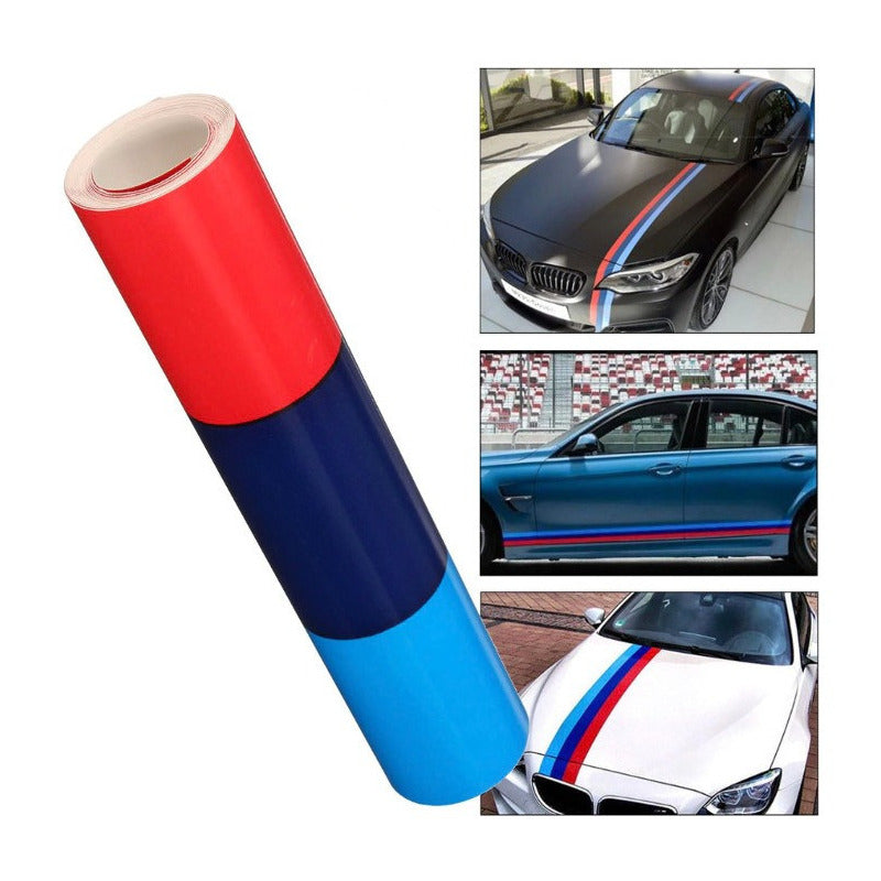 Sticker Calcomania Vinil Bandera Bmw 1 Serie I3 I8 15cmx3m - Eurotruck Mexico