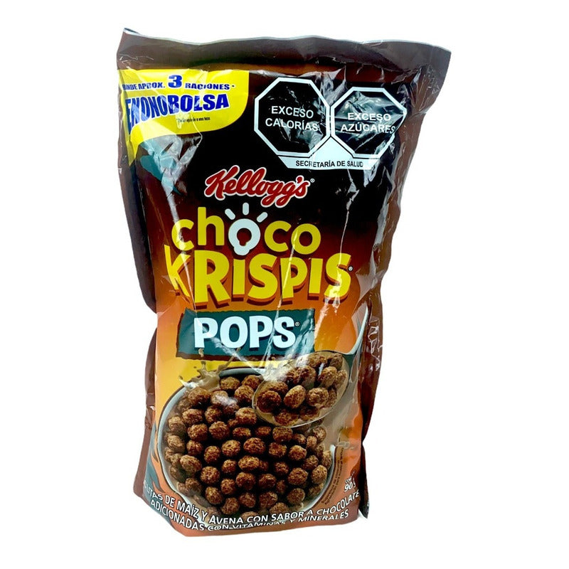 Cereal Kelloggs Bolitas De Chocolate Choco Krispis Pops 90gr - Eurotruck Mexico