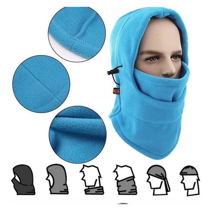 7 Mascaras Termica Balaclava Frio Bufanda Moto Gorro Tactica Multicolor Balaclava
