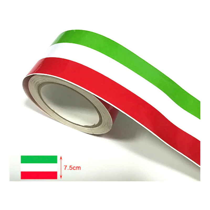 Sticker Calcomania Italia Mexico Lambo Ferrari 7.5cmx1m - Eurotruck Mexico