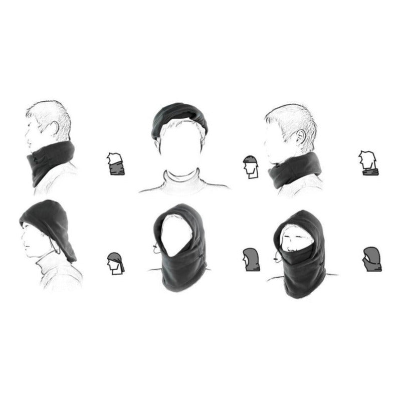 Mascara Termica Balaclava Frio Bufanda Moto Gorro 6 Pzas - Eurotruck Mexico