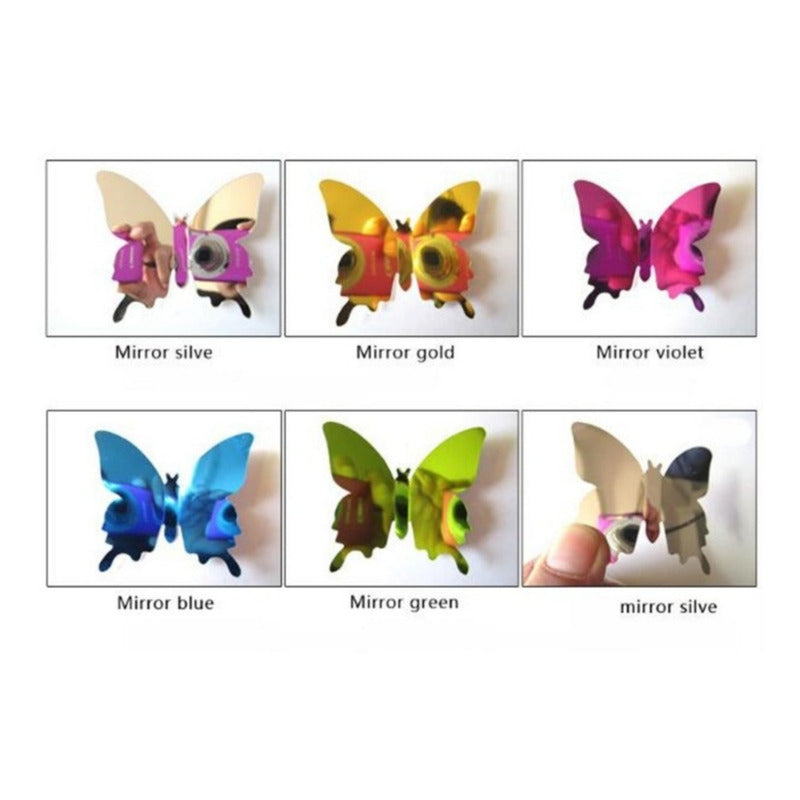 10 Paquetes De Mariposas Pared Fluorescente Varios - Eurotruck Mexico