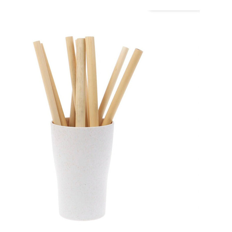 Popote Bambu Biodegradable Reusable Carbonizado 4pz Y 1cepil Bordó - Eurotruck Mexico