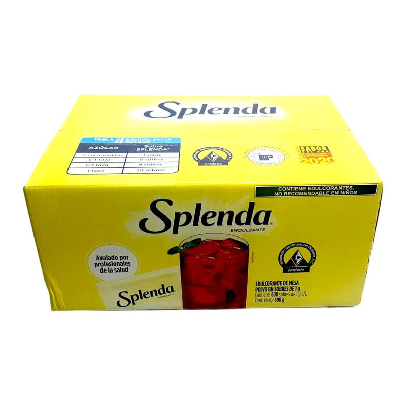 Endulzante Splenda Con 600 Sobres De 1 Gr - Eurotruck Mexico